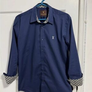 Louis Vuitton Navy Blue Men's Shirt
